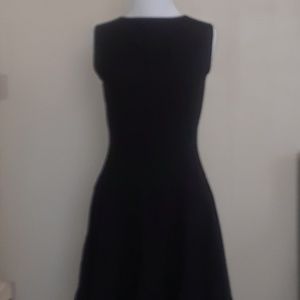 EUC Theory black fit and flare dress